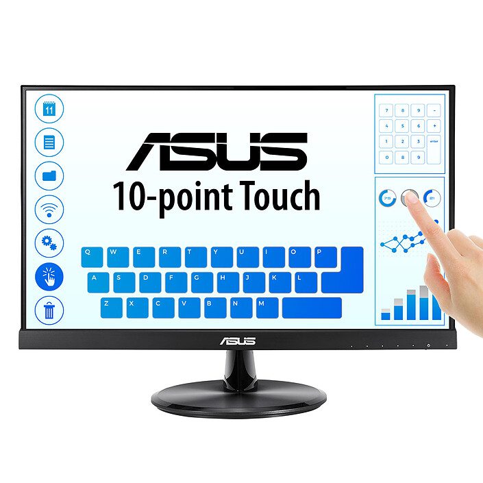 ASUS 21.5" LED Tactile - VT229H 1 écran pc ASUS 21.5 pouces