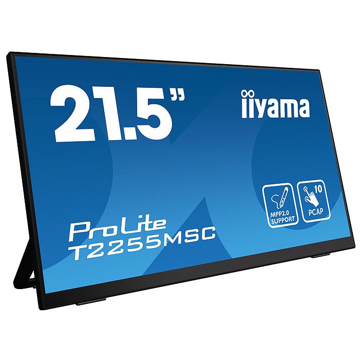 iiyama 21.5" LED Tactile - ProLite T2255MSC-B1 1 écran pc iiyama 21.5 pouces