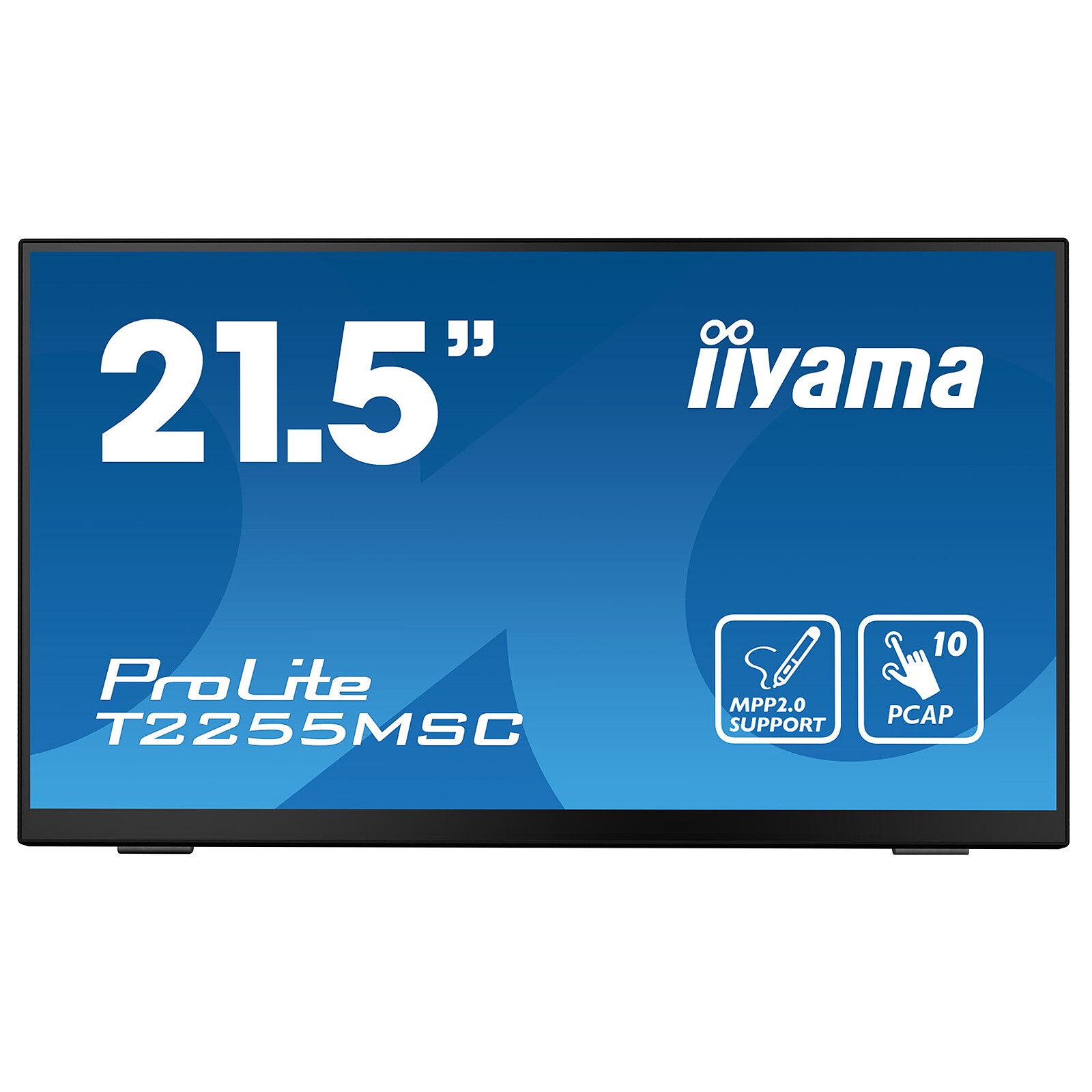 iiyama 21.5″ LED Tactile – ProLite T2255MSC-B1 2 moniteur pc iiyama 21.5 pouces