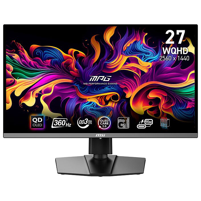 MSI 26.5" LED - MPG 271QRX QD-OLED 1 écran pc MSI 26.5 pouces