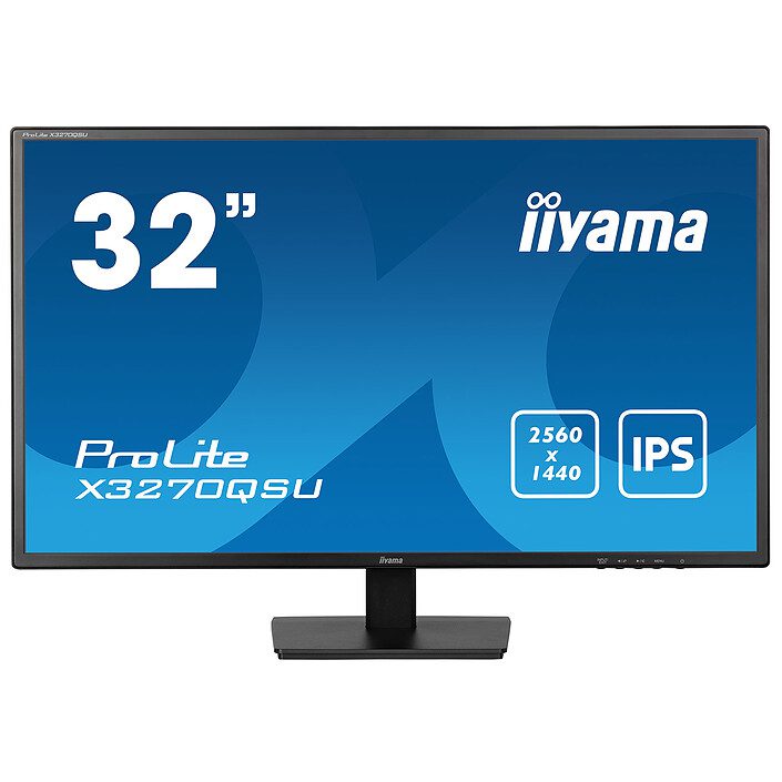 iiyama 31.5" LED - ProLite X3270QSU-B1 1 écran pc iiyama 31.5 pouces