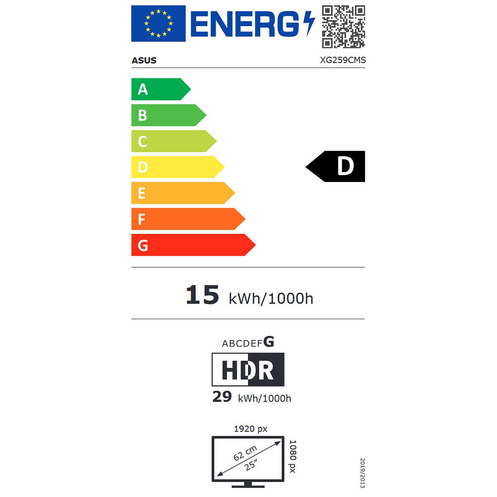 ASUS 25″ LED – ROG Strix XG259CMS 5 écran pc ASUS 24.5 pouces