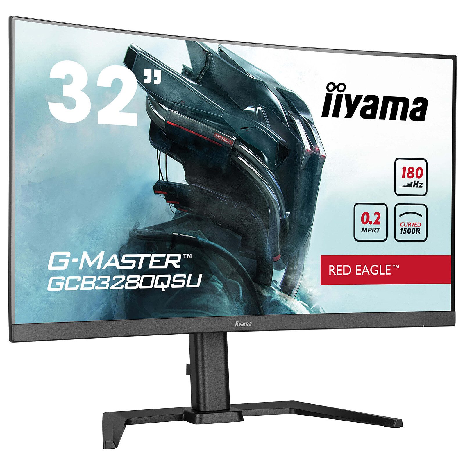 iiyama 31.5″ LED – G-Master GCB3280QSU-B2 Red Eagle 2 moniteur pc iiyama 31.5 pouces