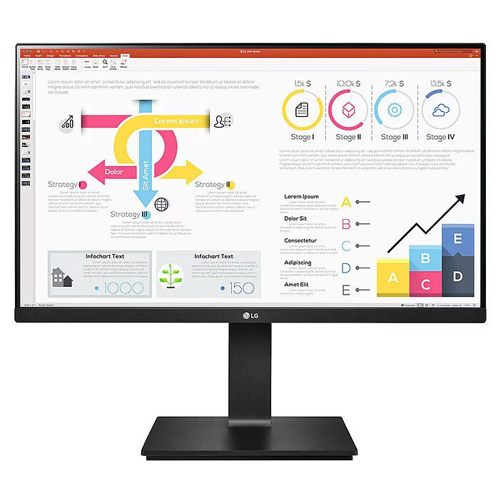 LG 23.8" LED 24QP750P-B 1 écran pc LG 23.8 pouces