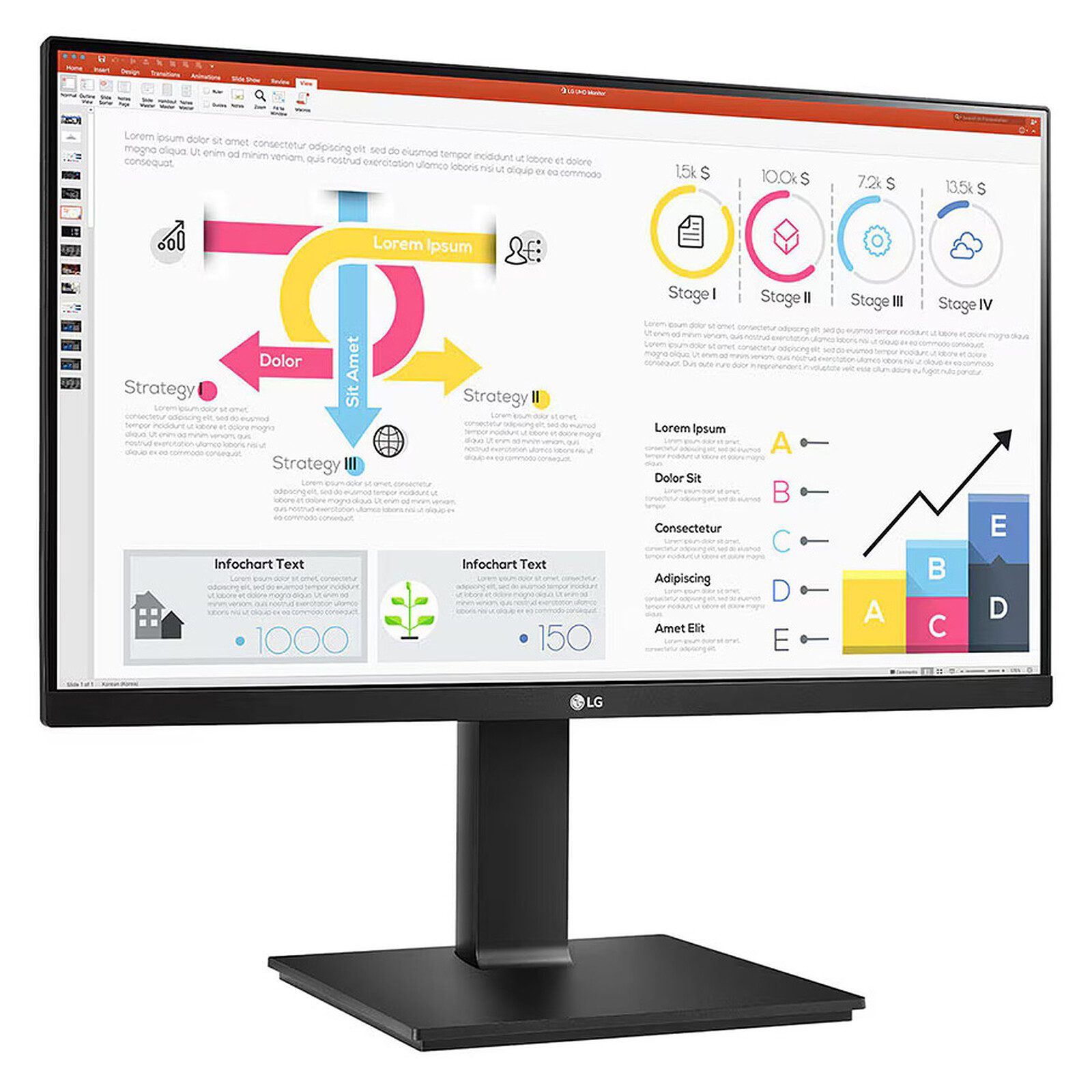 LG 23.8″ LED 24QP750P-B 2 moniteur pc LG 23.8 pouces