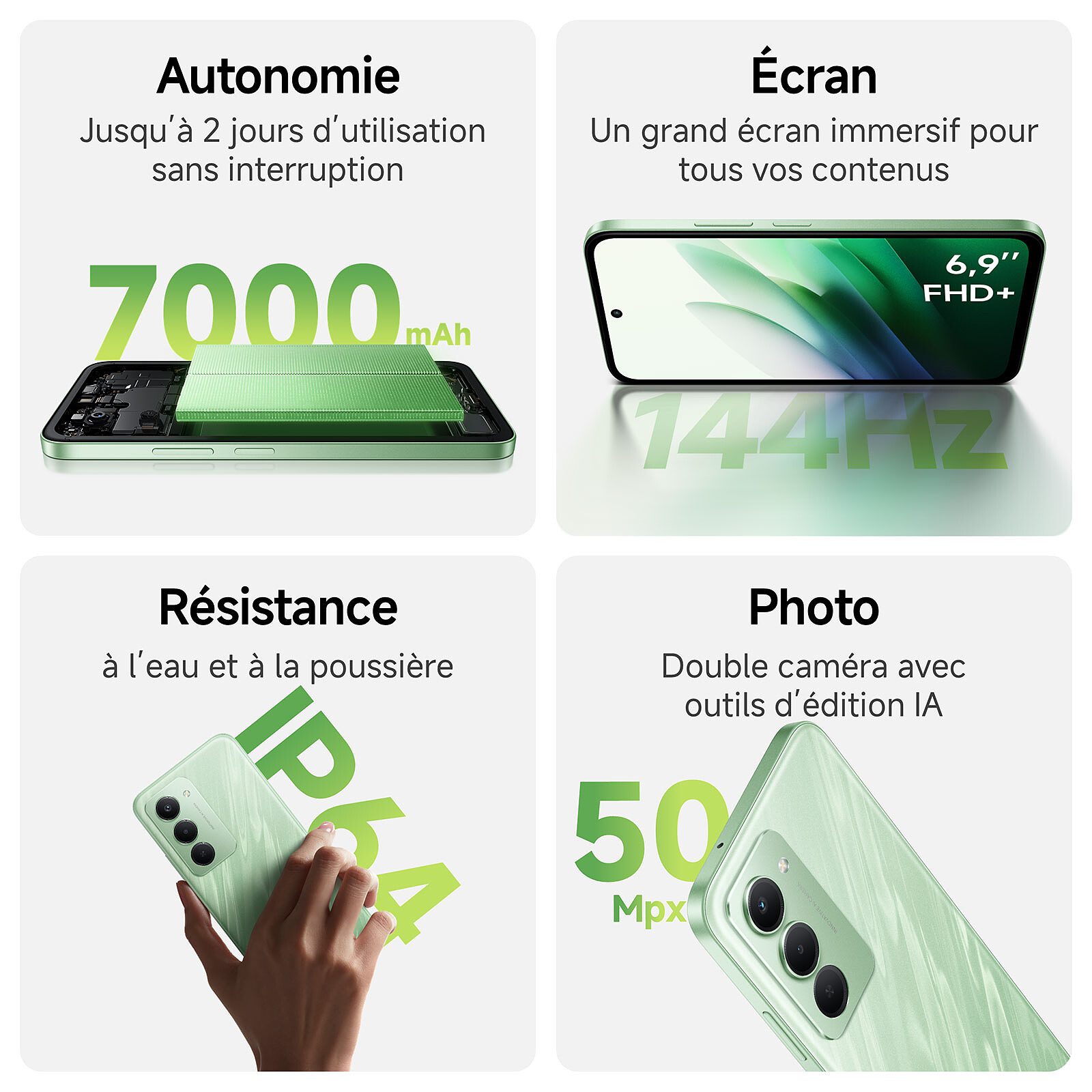 Xiaomi Redmi 15 5G Vert (8 Go / 256 Go) 3 laptop gamer Xiaomi