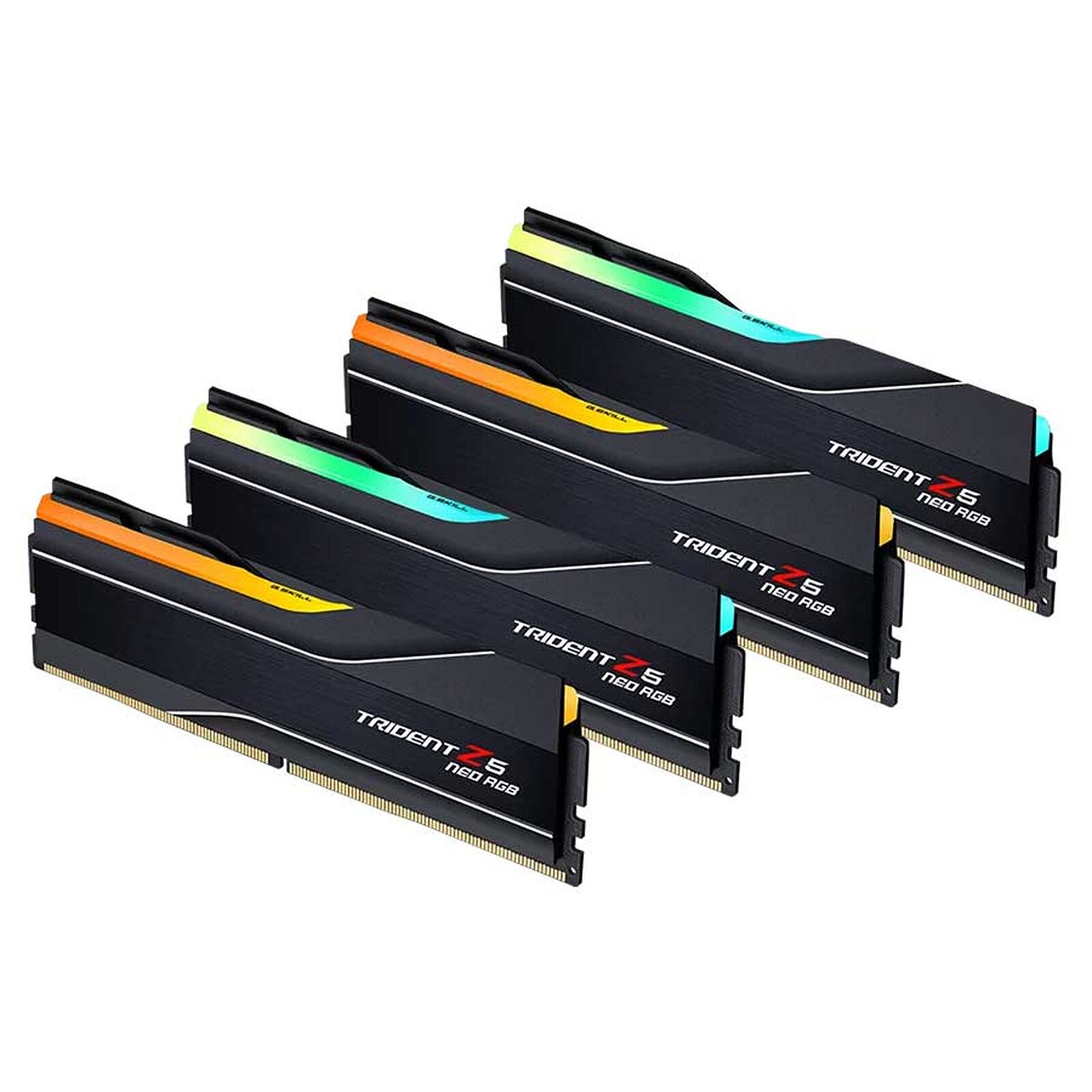 G.Skill Trident Z5 Neo RGB Series 256 Go (4 x 64 Go) DDR5 6000 MHz CL36 2 RAM G.Skill DDR5 6000 MHz 256 Go
