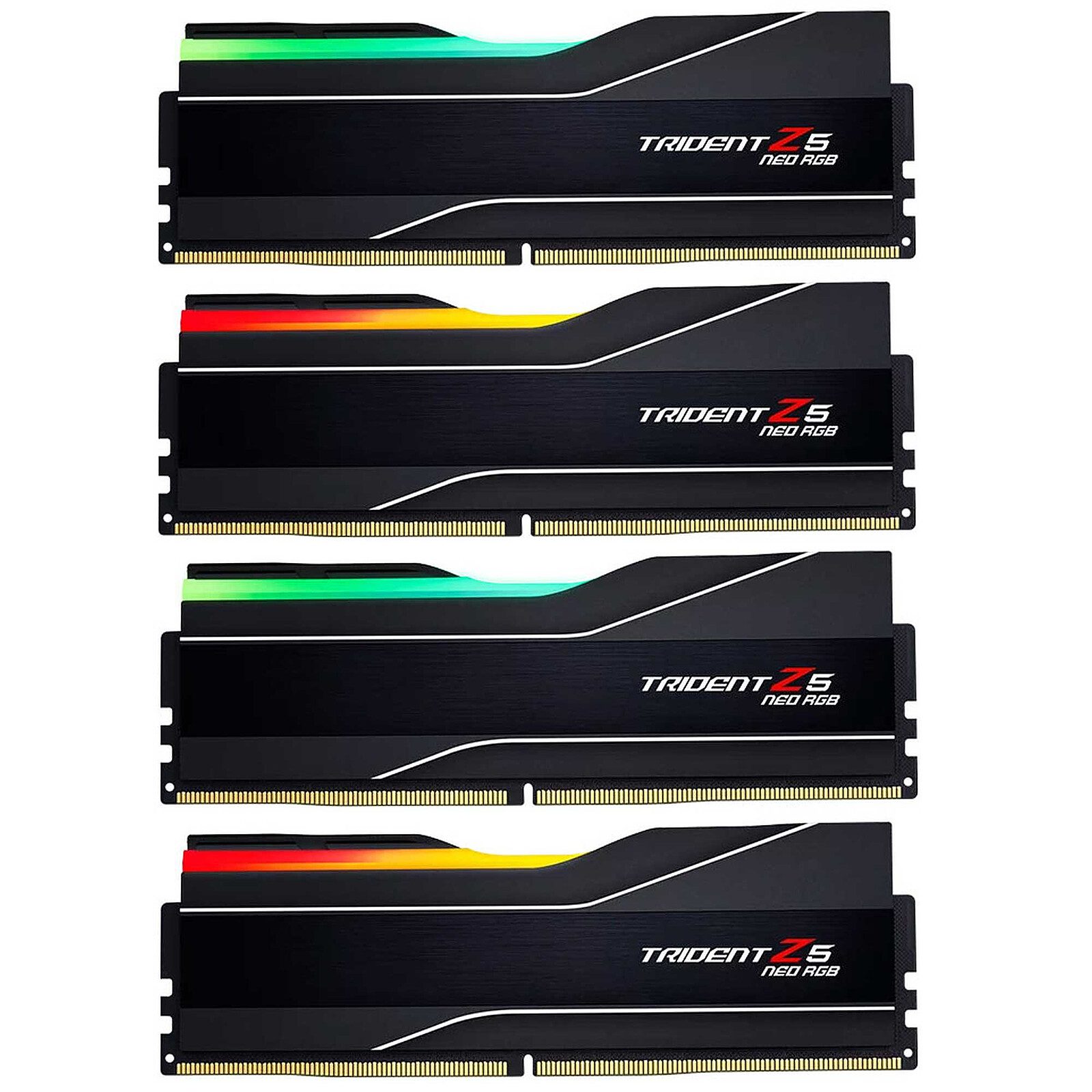 G.Skill Trident Z5 Neo RGB Series 256 Go (4 x 64 Go) DDR5 6000 MHz CL36 3 RAM G.Skill DDR5 6000 MHz 256 Go