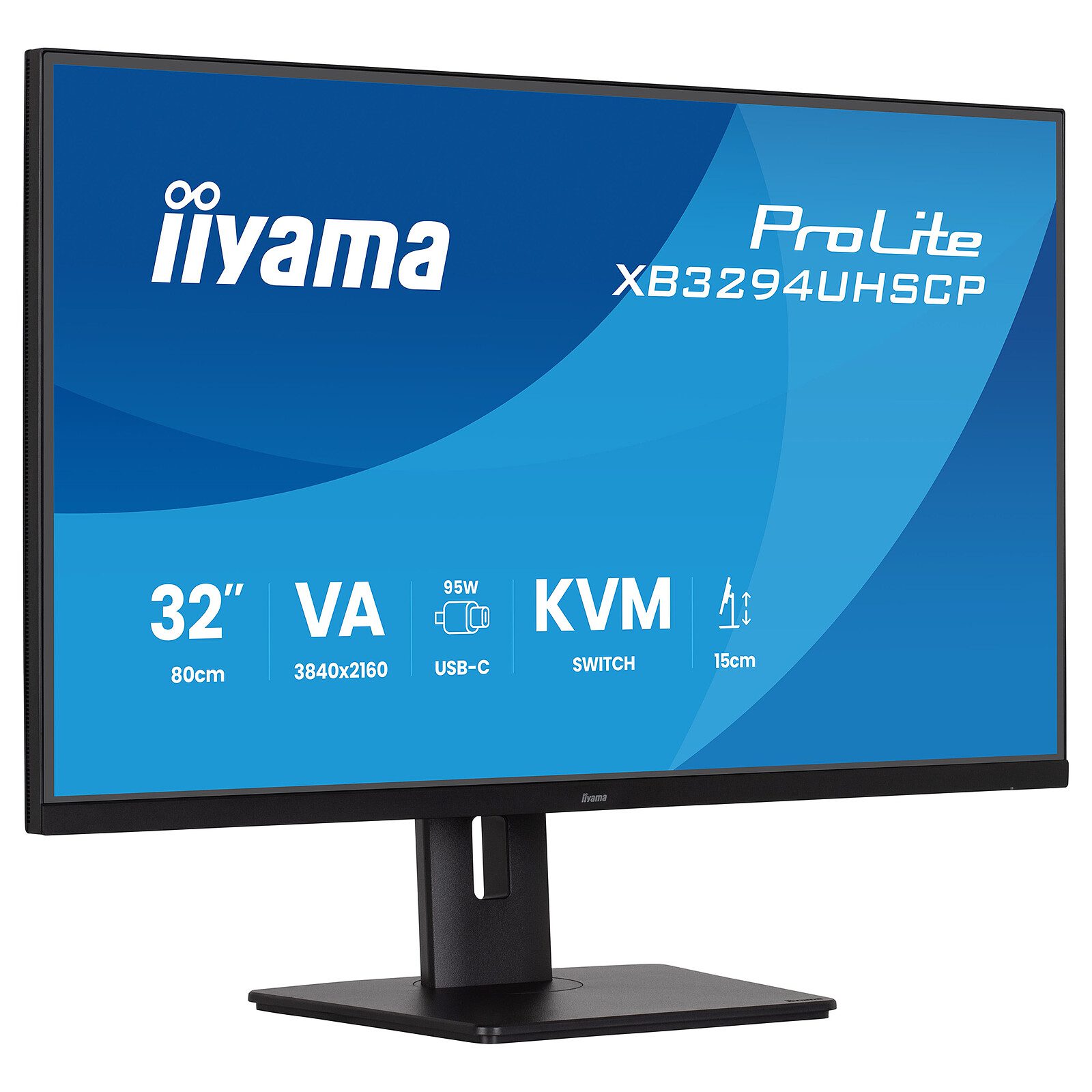 iiyama 31.5″ – ProLite XB3294UHSCP-B1 2 moniteur pc iiyama 31.5 pouces