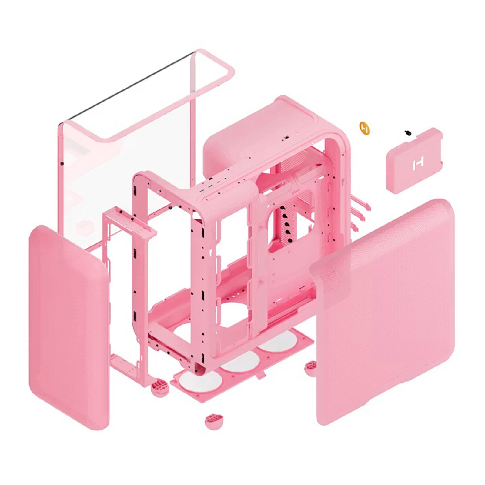 Hyte X50 TG (Rose) 5 tour pc Hyte