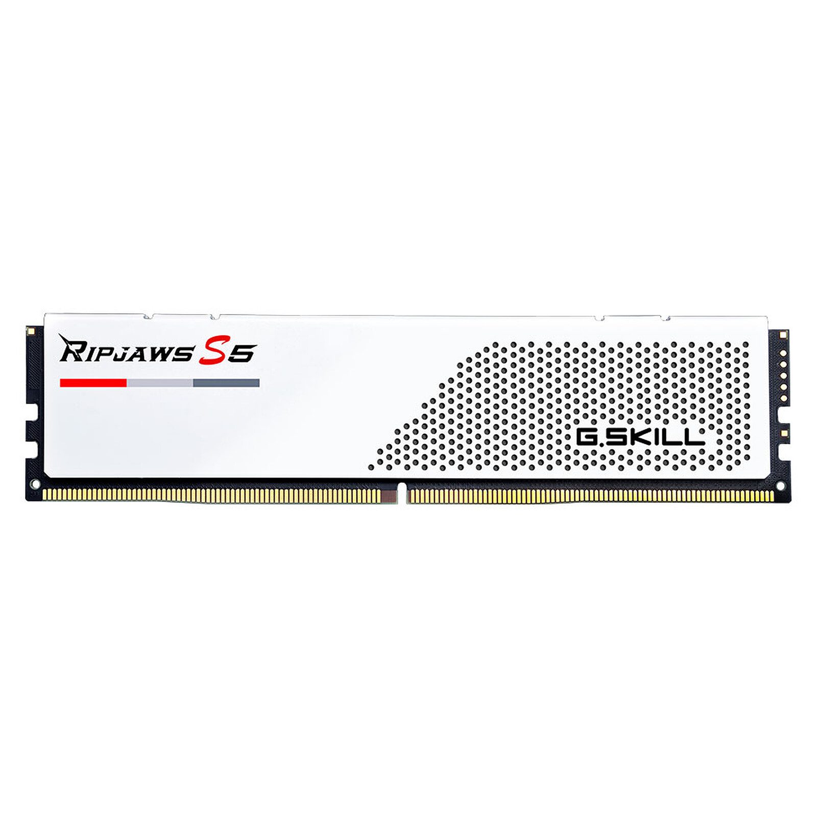 G.Skill RipJaws S5 Low Profile 64 Go (2 x 32 Go) DDR5 6000 MHz CL28 – Blanc 3 RAM G.Skill DDR5 6000 MHz 64 Go