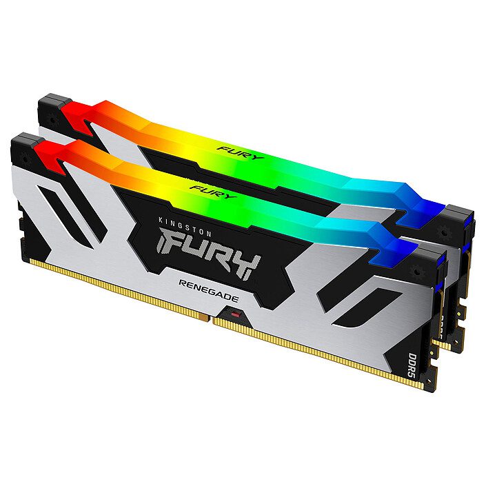 Kingston FURY Renegade RGB 64 Go (2 x 32 Go) DDR5 6400 MHz CL32 1 RAM Kingston DDR5 6400 MHz 64 Go