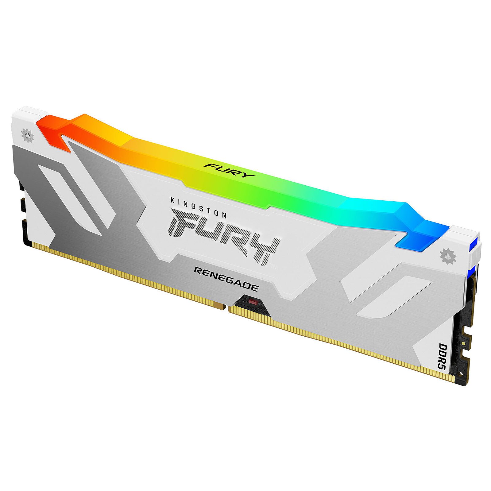 Kingston FURY Renegade RGB 64 Go (2 x 32 Go) DDR5 6400 MHz CL32 – Blanc 2 RAM Kingston DDR5 6400 MHz 64 Go