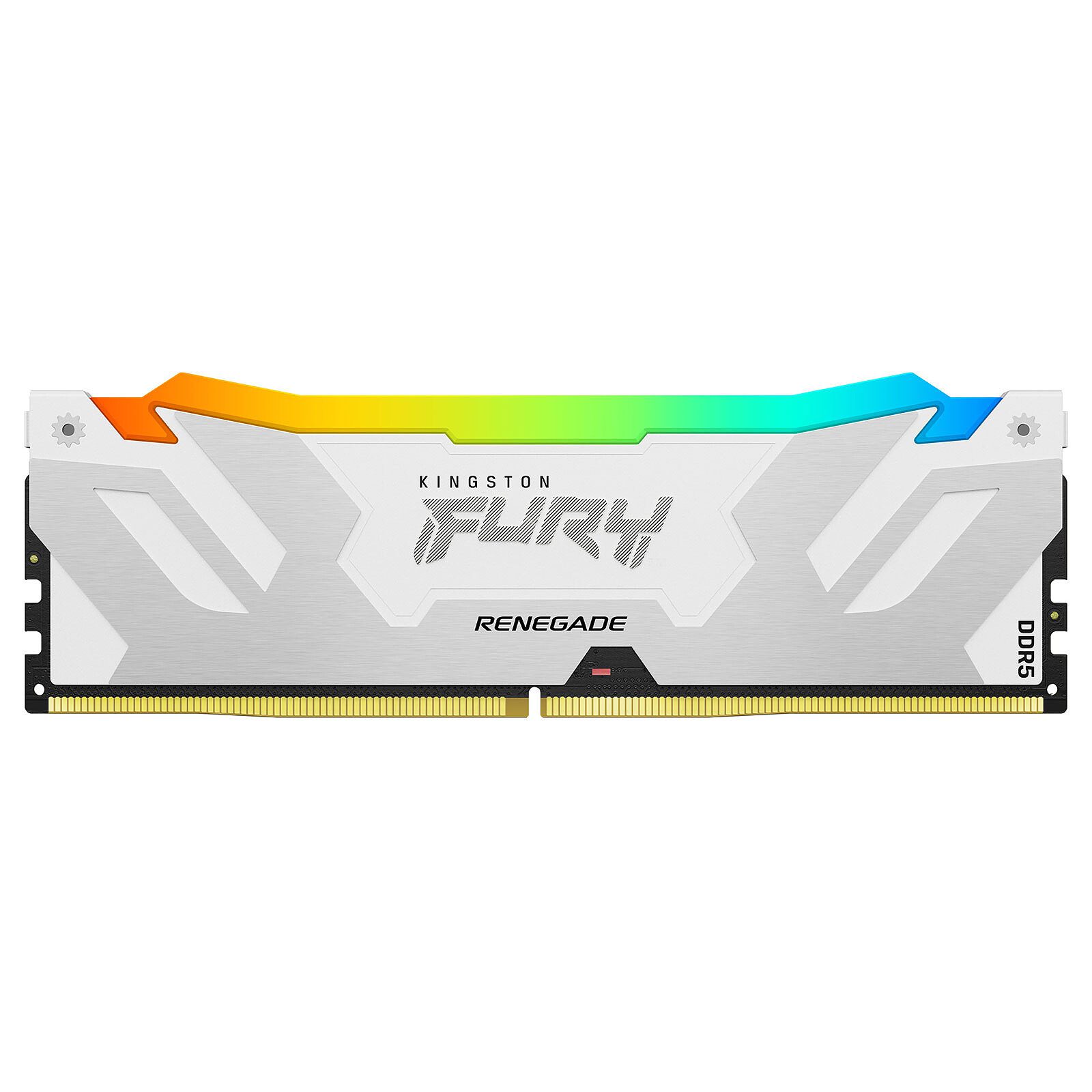 Kingston FURY Renegade RGB 64 Go (2 x 32 Go) DDR5 6400 MHz CL32 – Blanc 3 RAM Kingston DDR5 6400 MHz 64 Go