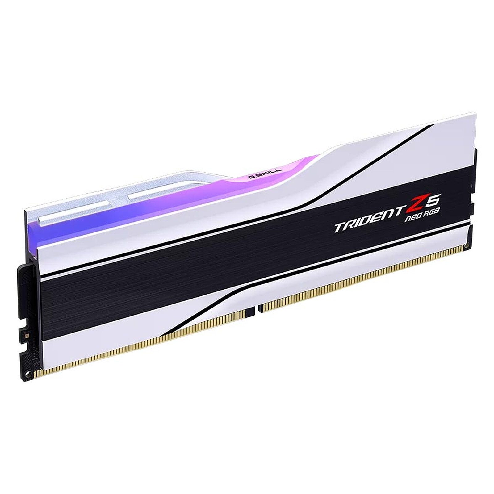 G.Skill Trident Z5 Neo RGB Series 96 Go (2x 48 Go) DDR5 6000 MHz CL28 – Blanc 3 RAM G.Skill DDR5 6000 MHz 96 Go
