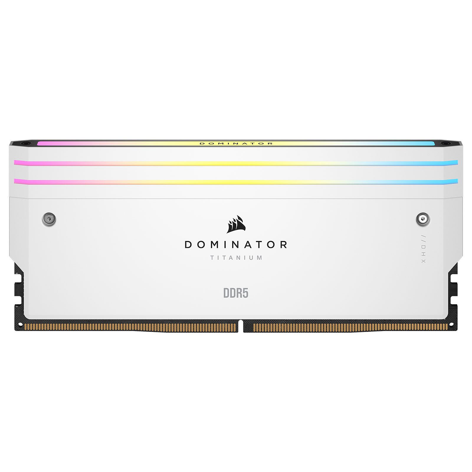 Corsair Dominator Titanium DDR5 RGB 32 Go (2 x 16 Go) 6000 MHz CL30 – Blanc 4 RAM Corsair DDR5 6000 MHz 32 Go