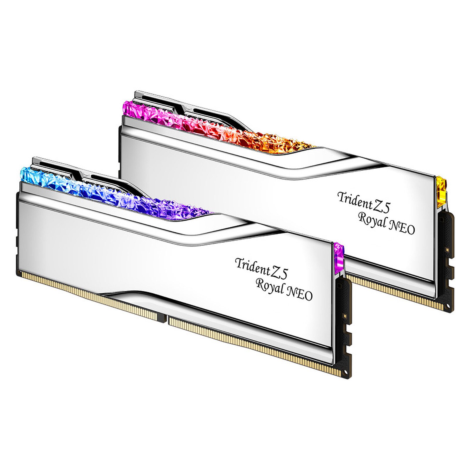 G.Skill Trident Z5 Royal Neo 96 Go (2 x 48 Go) DDR5 6000 MHz CL30 – Argent 3 RAM G.Skill DDR5 6000 MHz 96 Go