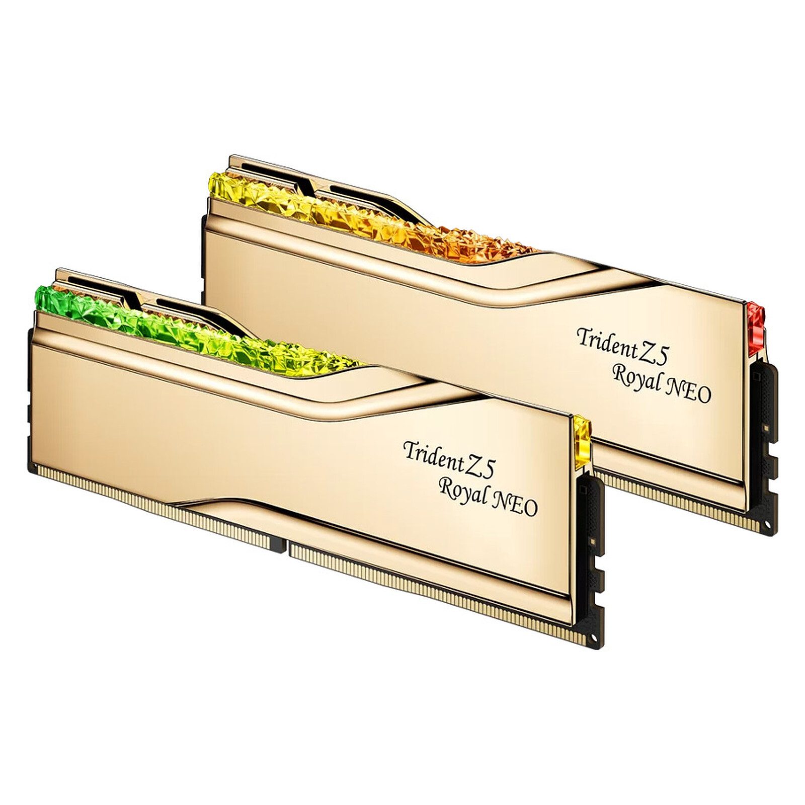 G.Skill Trident Z5 Royal Neo 96 Go (2 x 48 Go) DDR5 6000 MHz CL28 – Or 3 RAM G.Skill DDR5 6000 MHz 96 Go