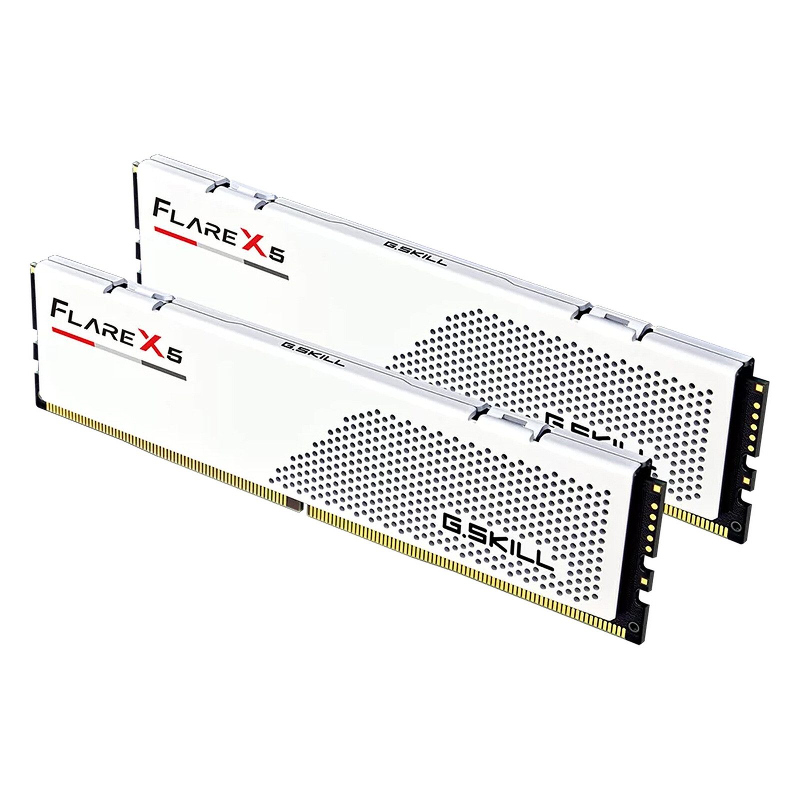 G.Skill Flare X5 Series Low Profile 48 Go (2 x 24 Go) DDR5 6000 MHz CL30 – Blanc 3 RAM G.Skill DDR5 6000 MHz 48 Go