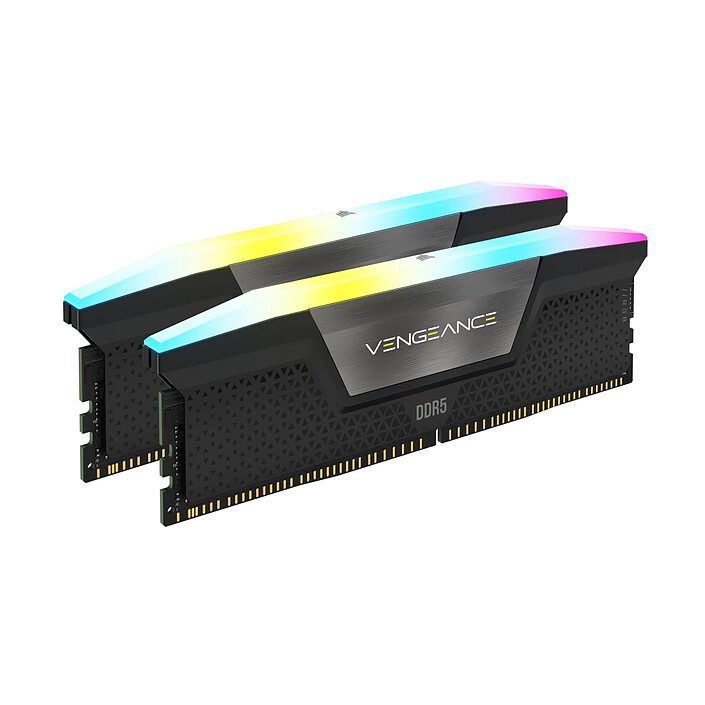 Corsair Vengeance RGB DDR5 Series - Kit d'éclairage Noir 1 RAM Corsair