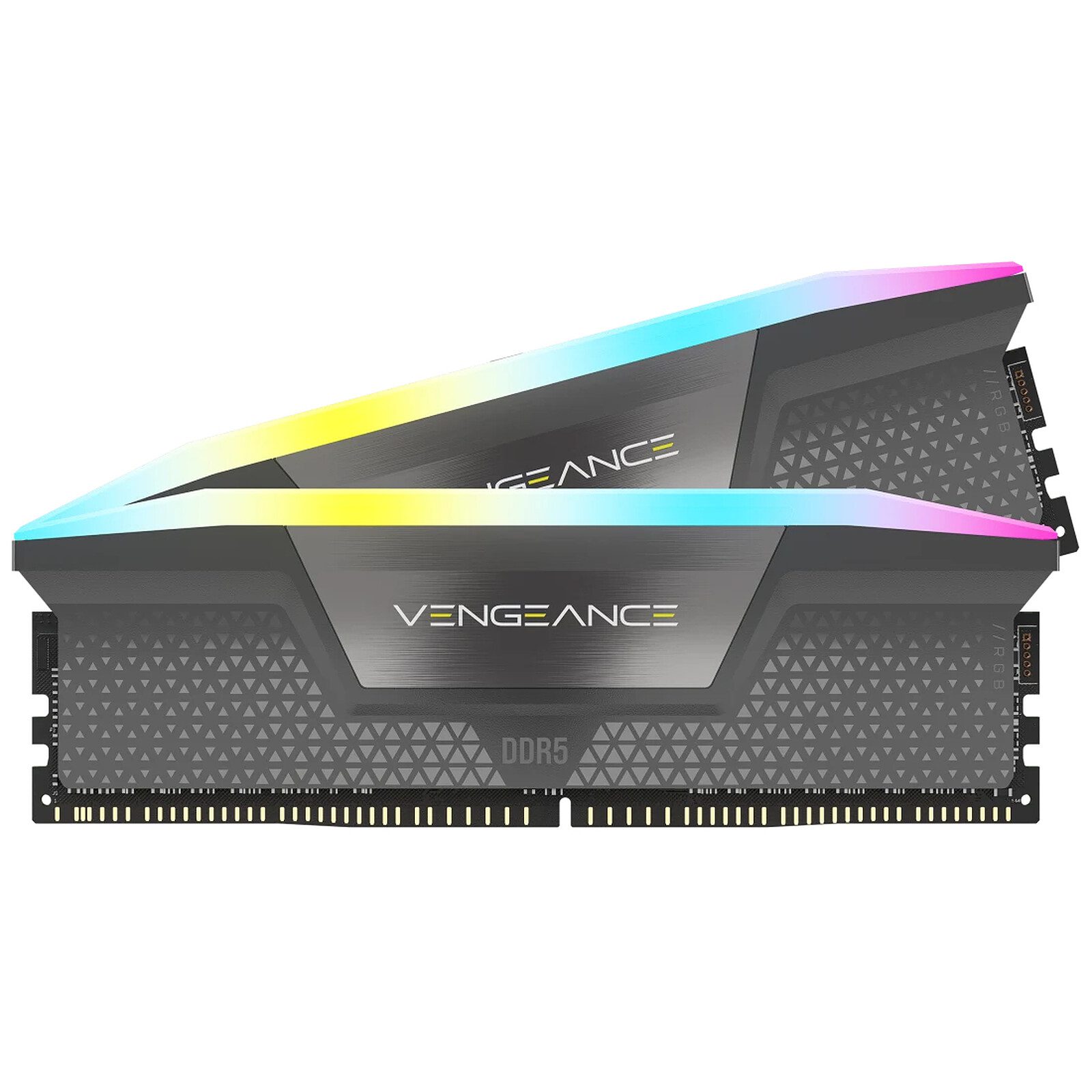 Corsair Vengeance RGB DDR5 Series – Kit d’éclairage Gris 2 RAM Corsair
